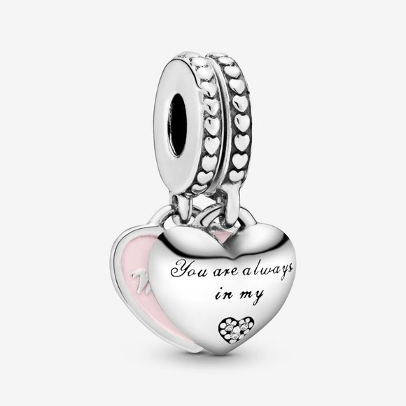 Pandora Jewelry - PANDORA Mother & Daughter Hearts Dangle Charm Pandora Jewelry - PANDORA Mother & Daughter Hearts Dangle Charm